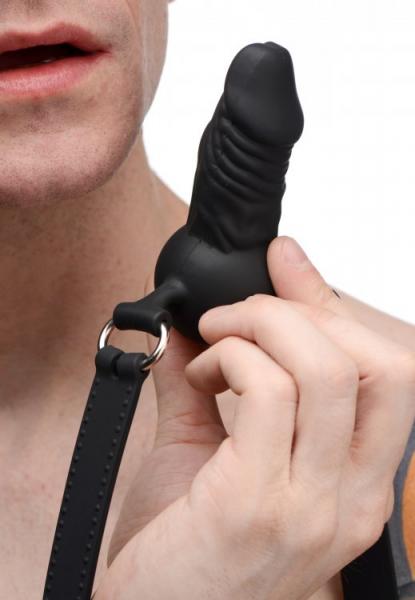 Suppressor Silicone Mini Face Banger Gag Black