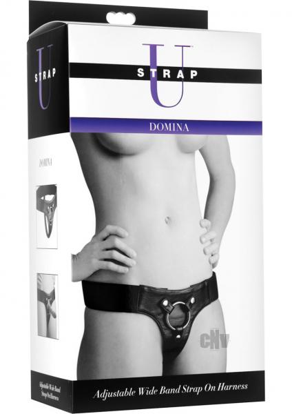 Strap U Domina Adjustable Wide Band Strap On Harness