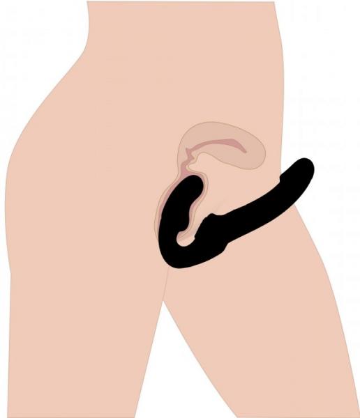 Strap U Revolver Strapless Strap On G-Spot Dildo