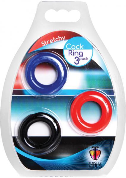 Stretchy Cock Ring 3 Pack