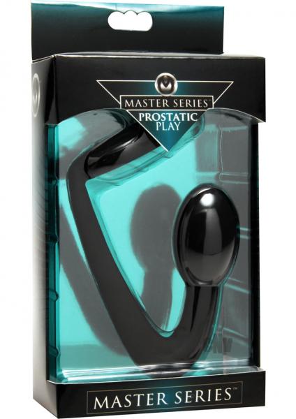 Prostatic Explorer Silicone Cock Ring And Prostate Plug