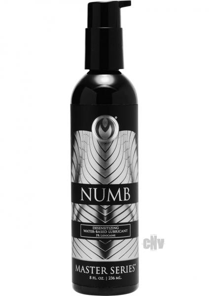 Numb Desensitizing Water Based Lubricant 3.5 Percent Lidocaine 8oz