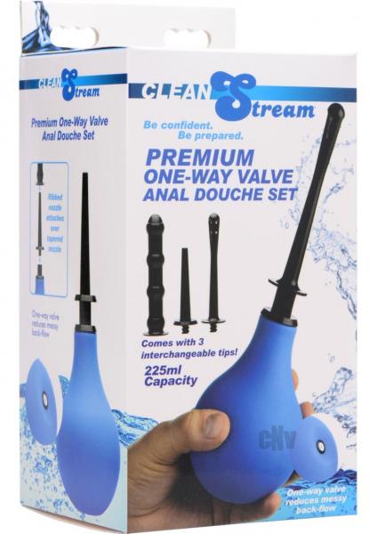 Premium One Way Valve Anal Douche Set