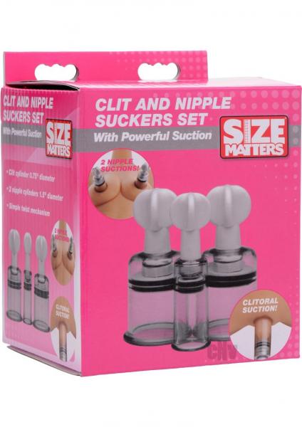 Size Matters Clitoris & Nipple Suckers Set