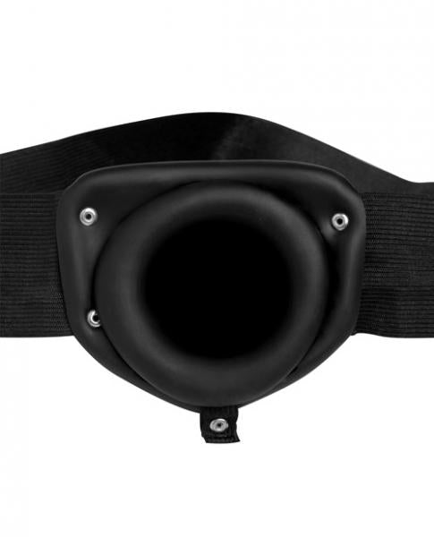 Pumper Inflatable Hollow Strap On Black