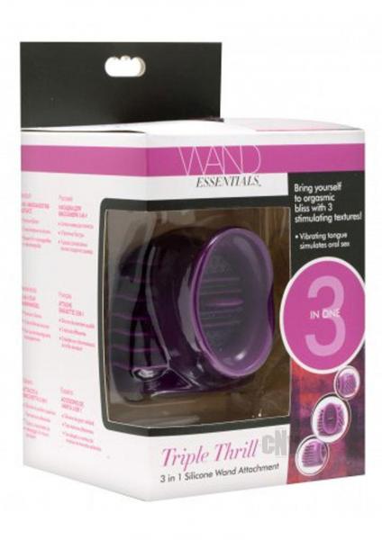 Triple Thrill 3 In 1 Silicone Wand Attachment