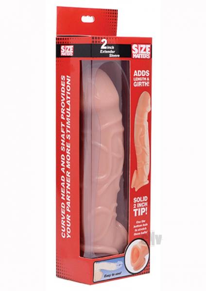 2 Inches Beige Extender Sleeve Penis Extension