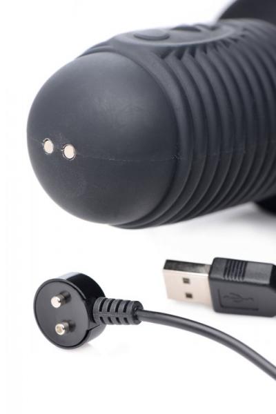 Power Pounder Vibrating And Thrusting Silicone Dildo