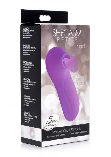 Shegasm Petite Focused Clitoral Stimulator Purple