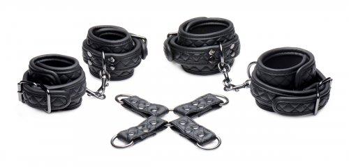 Concede Wrist, Ankle Restraint Set With Hog-Tie Adapter