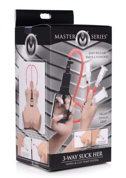 3 Way Suck Her Nipple And Clitoral Pump System