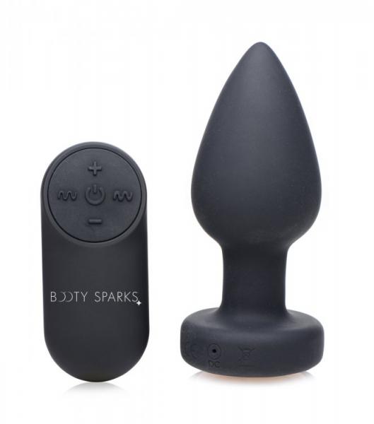Silicone Vibrating Led Plug - Medium
