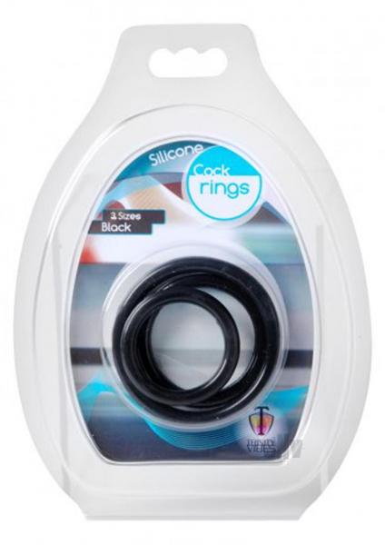 Trinity Silicone 3 Sizes Cock Rings