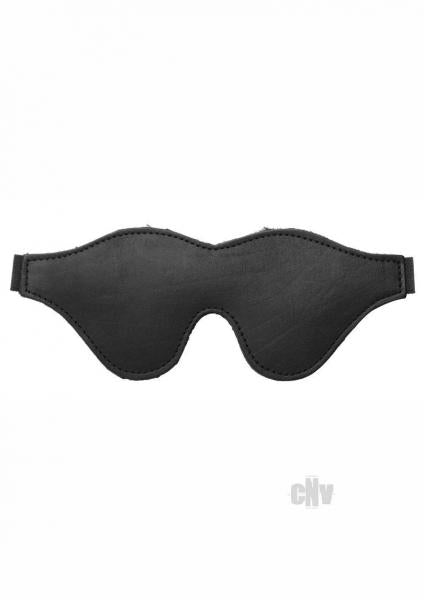 Strict Black Fleece Lined Blindfold