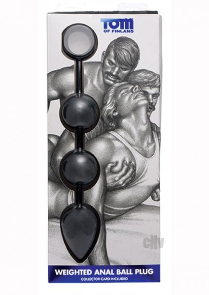 Tom Of Finland Weighted Anal Ball Beads Black
