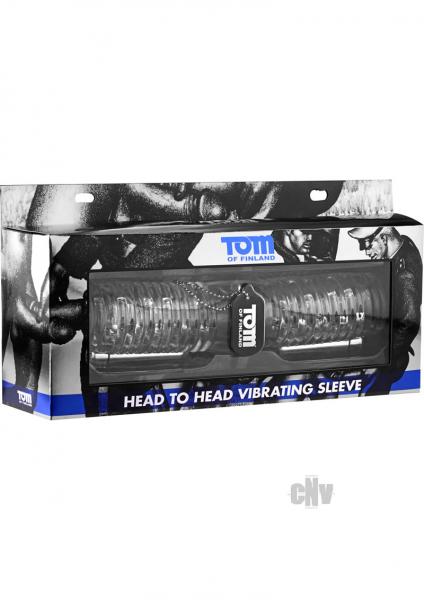Tom Of Finland Head To Head Vibrating Sleeve