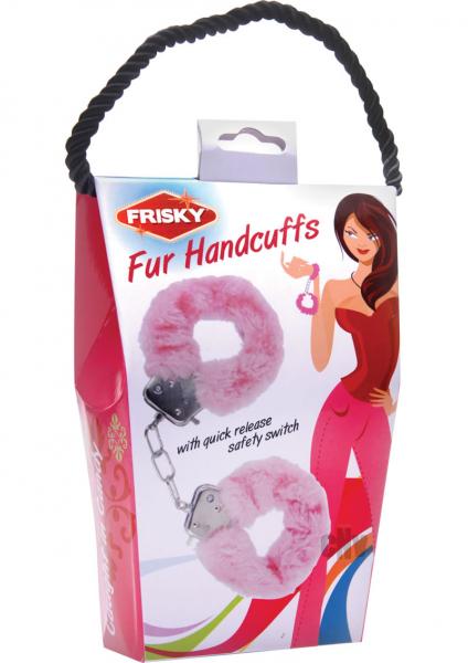Caught In Candy Fur Handcuffs - Pink