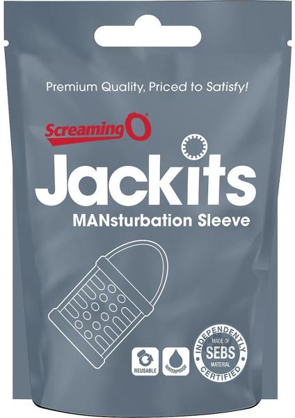 Screaming O Jackits Mansturbation Sleeve (clear Only)