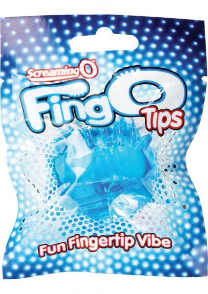 Screaming O FingO Tips - Blue