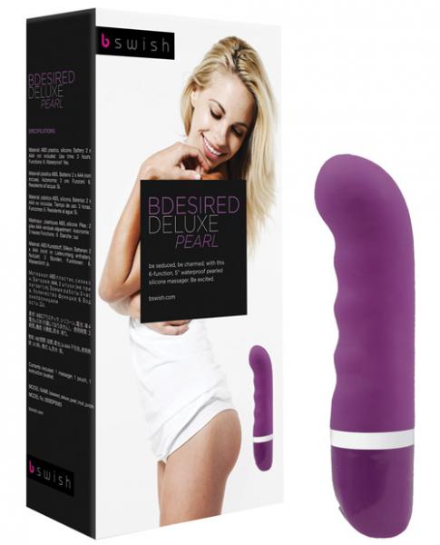 Bdesired Deluxe Pearl Royal Purple Vibrator