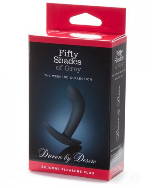 Driven By Desire Silicone Pleasure Plug Black