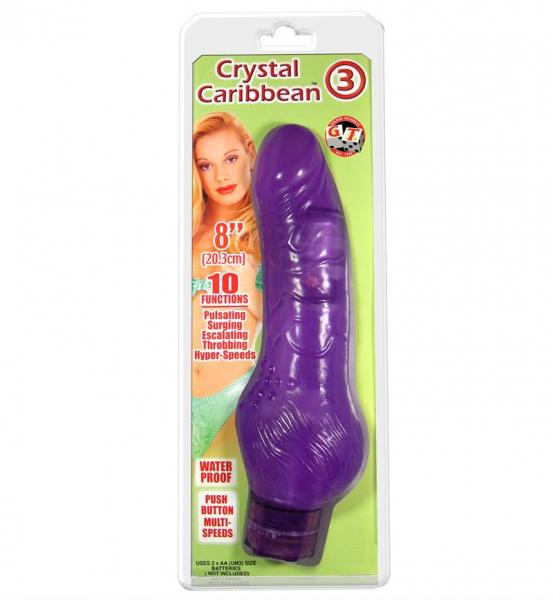 Crystal Caribbean #2 Waterproof Vibe - Purple