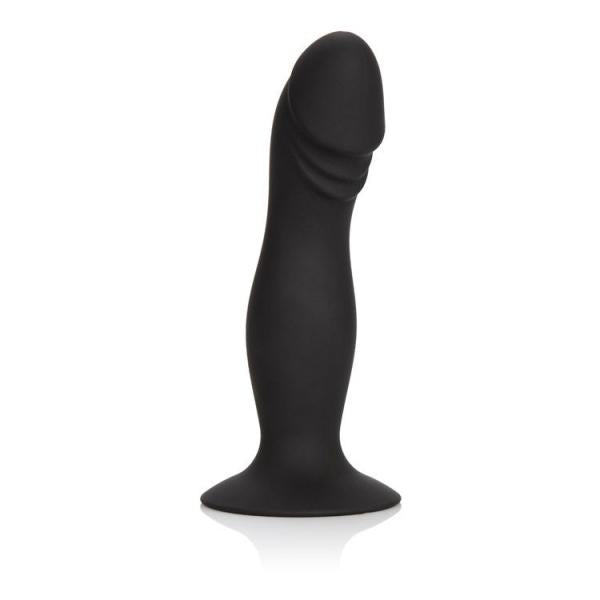 Silicone Anal Stud Black Plug