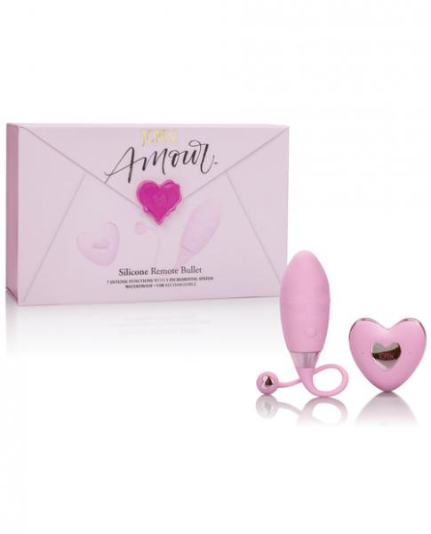 Amour Remote Bullet Vibrator Pink