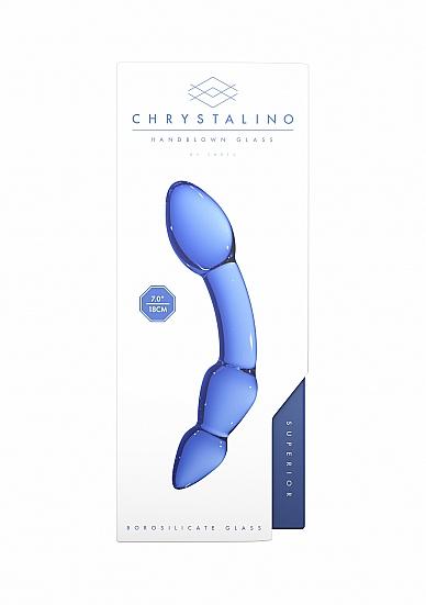 Chrystalino Superior Blue Glass Wand