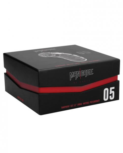 Mancage Model 05 Chastity 5.5 inches Cock Cage Transparent