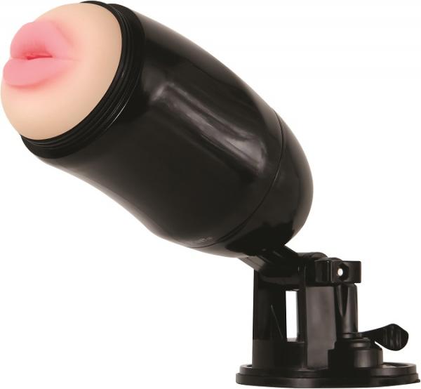 Adam's Turbo Dual Stroker Mouth, Vagina Beige