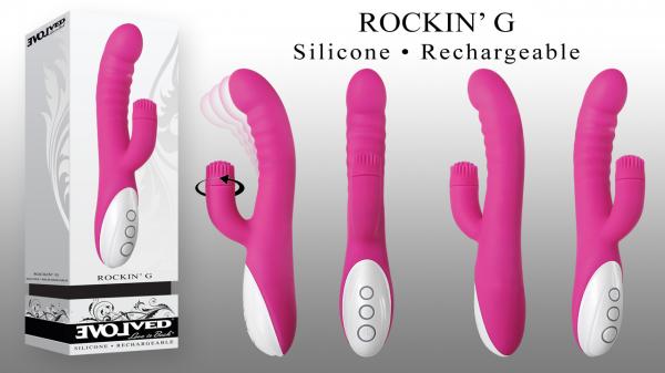 Rockin G Rabbit Vibrator Pink