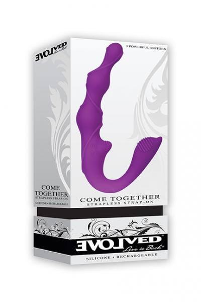 Come Together Couples Vibrator Purple