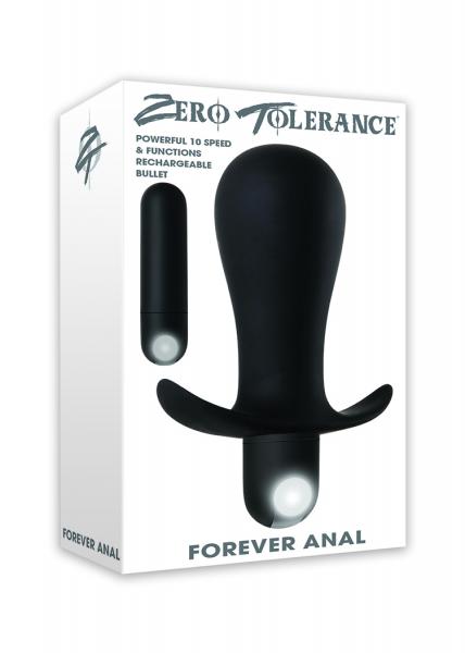 Forever Anal Butt Plug Black