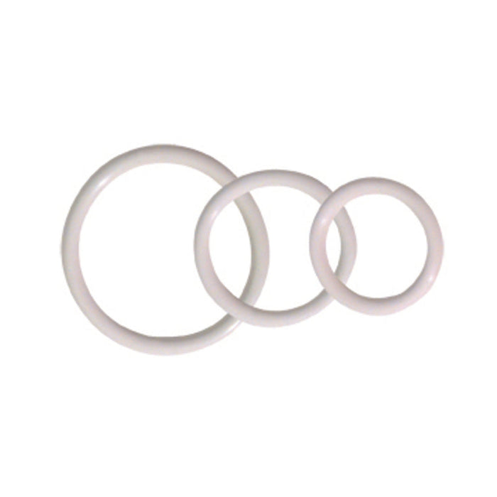 Cock Ring Set Soft Clamshell (3 Rings)