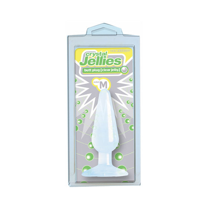 Crystal Jellies Butt Plug Clear Medium