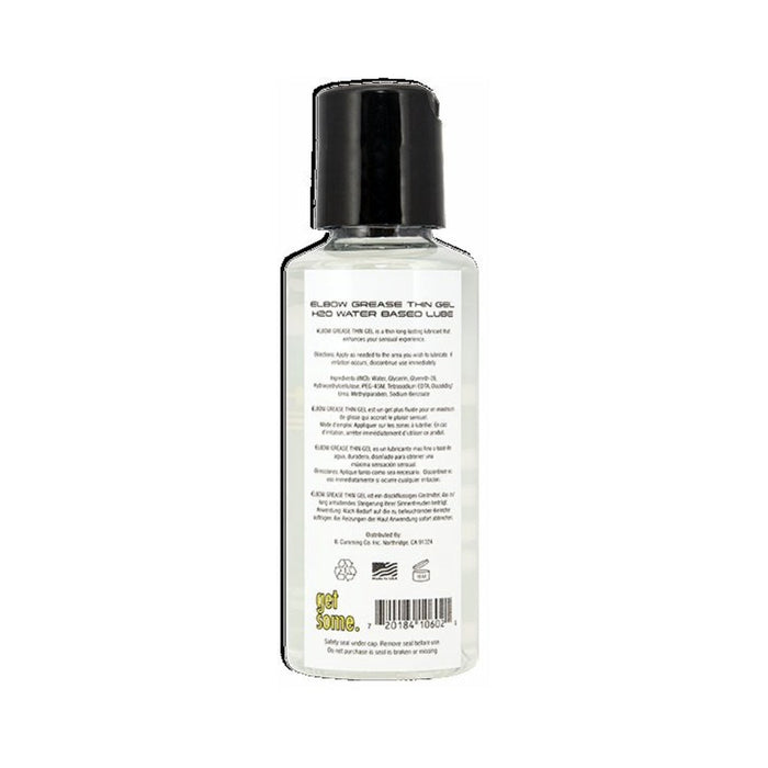 Elbow Grease H2o Thin Gel Lubricant (2.4oz)