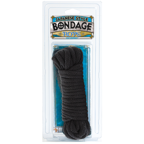 Japanese Style Bondage Cotton Rope - Black
