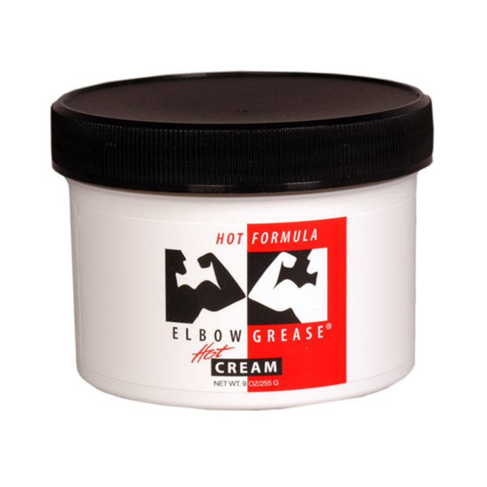 Elbow Grease Hot Cream Lubricant 9oz Jar