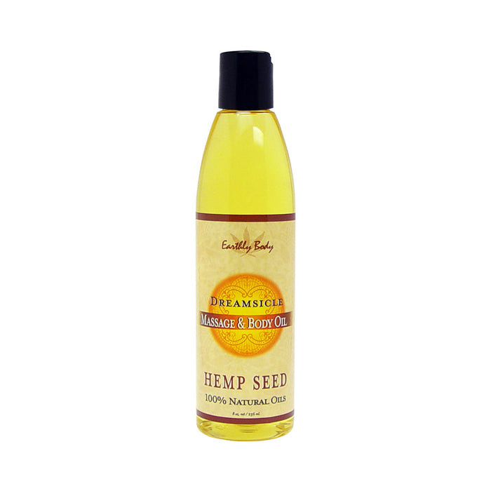 Earthly Body Massage Oil Dreamsicle 8 ounces