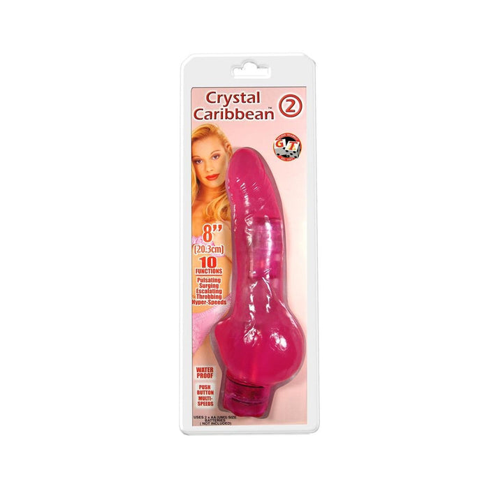 Crystal Caribbean #2 Waterproof Vibe - Pink
