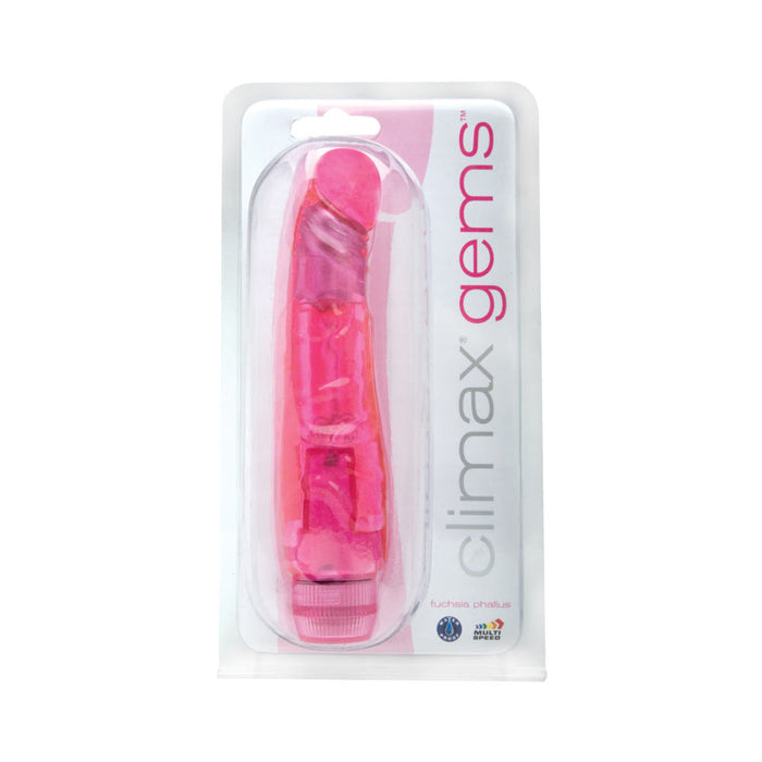 Climax Gems Phallus Fuchsia Pink Vibrator