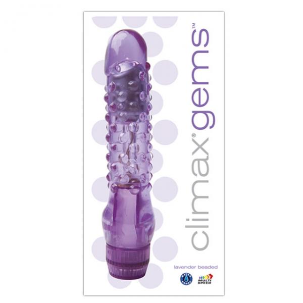 Climax Gems Beaded Lavender Vibrator