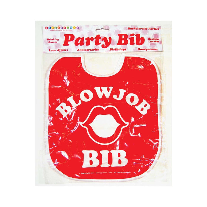 Blow Job Party Bib Red O/S