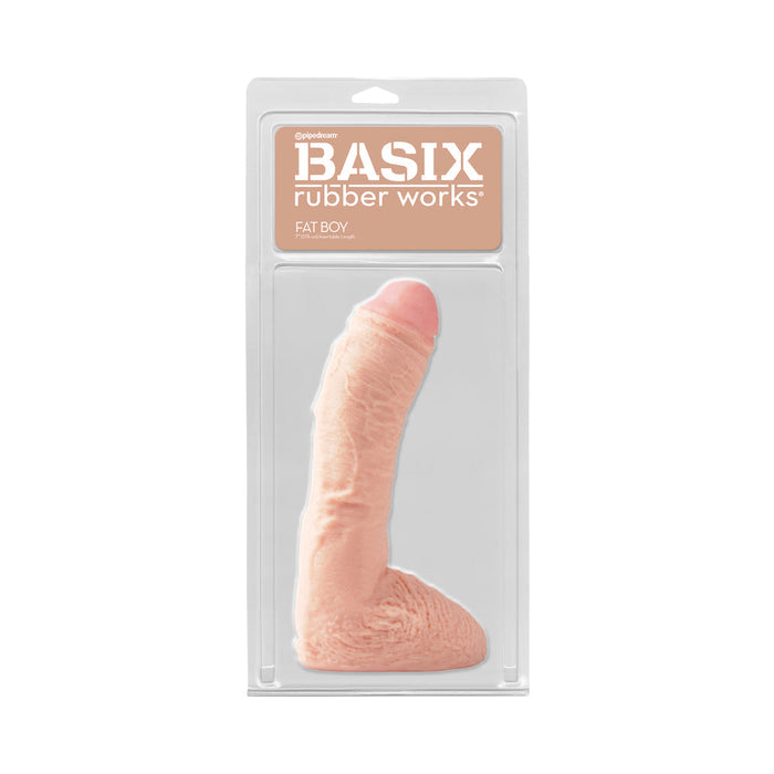 Basix Rubber Fat Boy 10 inches Dildo Beige