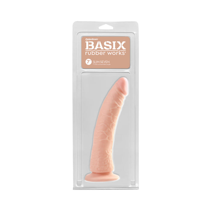 Basix Dong Slim 7 With Suction Cup 7 Inch