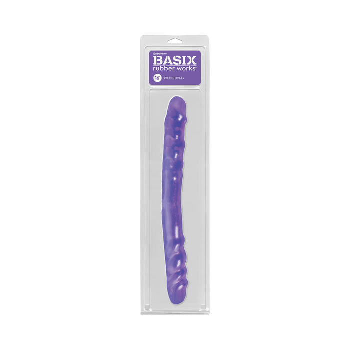 Basix Rubber Works 16 inches Double Dong Purple