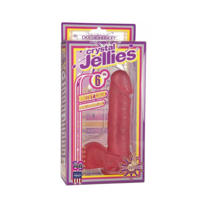 Crystal Jellies 7in Realistic Cock W/balls