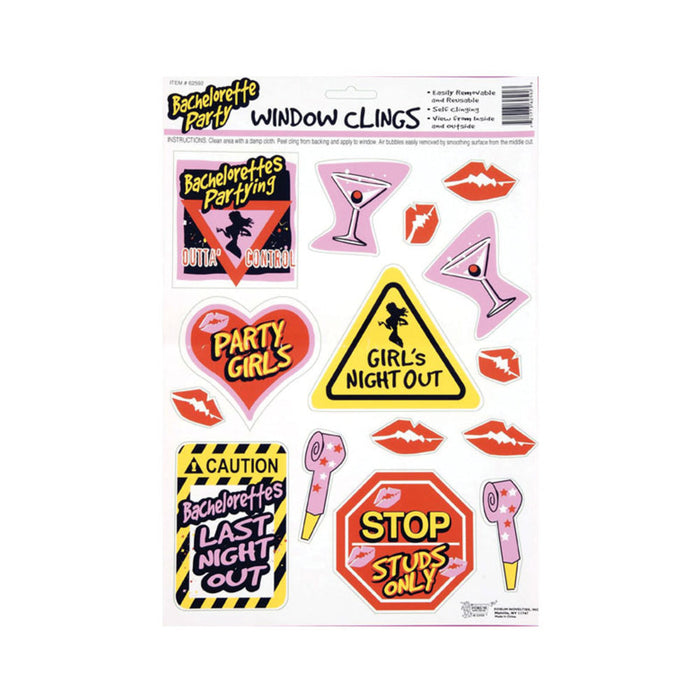 Bachelorette Window Decoration (stickers)