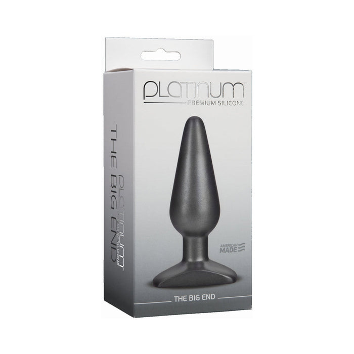Platinum Premium Silicone The Big End Charcoal Plug